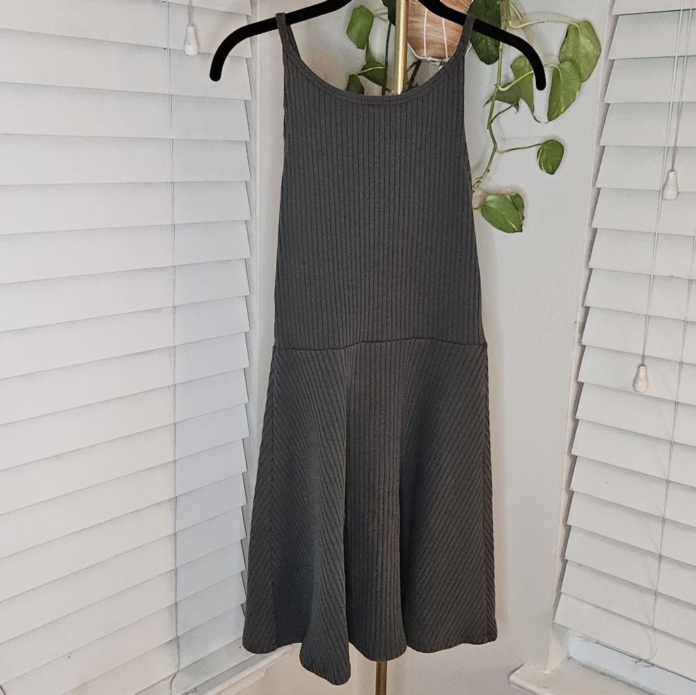 Topshop Ribbed Mini Dress